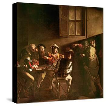 The Calling of St. Matthew, C.1598-1601-Caravaggio-Premier Image Canvas