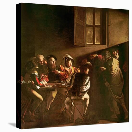 The Calling of St. Matthew, C.1598-1601-Caravaggio-Premier Image Canvas