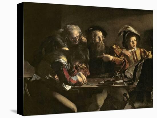 The Calling of St. Matthew, C.1598-1601-Caravaggio-Premier Image Canvas