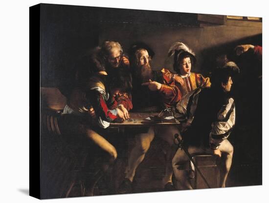The Calling of St Matthew-Caravaggio-Premier Image Canvas
