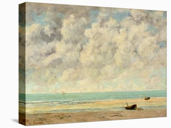 The Calm Sea, 1869-Gustave Courbet-Premier Image Canvas