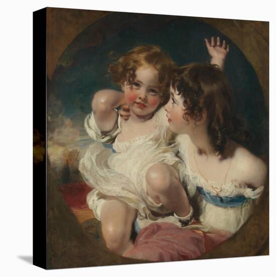 The Calmady Children (Emily, 1818–1906, and Laura Anne, 1820–94), 1823-Thomas Lawrence-Premier Image Canvas