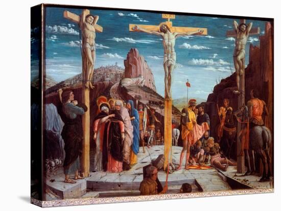 The Calvary, 1457-59 (Oil on Wood)-Andrea Mantegna-Premier Image Canvas