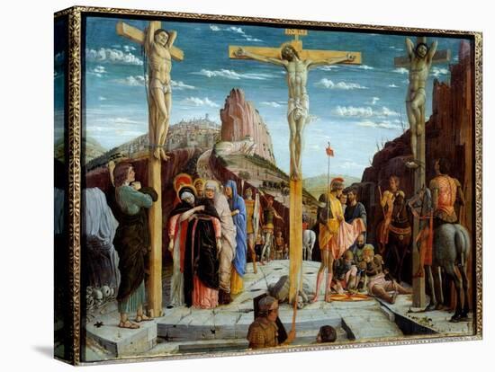 The Calvary, 1457-59 (Oil on Wood)-Andrea Mantegna-Premier Image Canvas