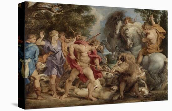 The Calydonian Boar Hunt-Peter Paul Rubens-Stretched Canvas