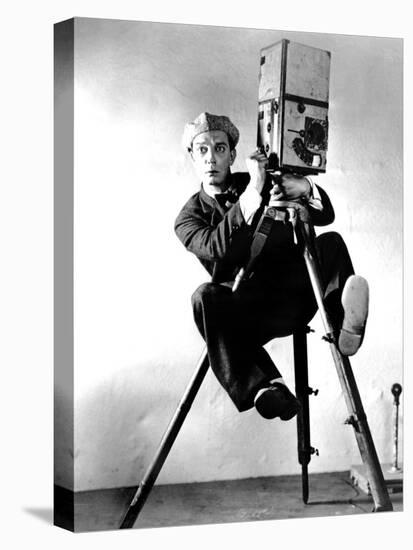 The Cameraman, Buster Keaton, 1928, Newsreel Camera-null-Stretched Canvas