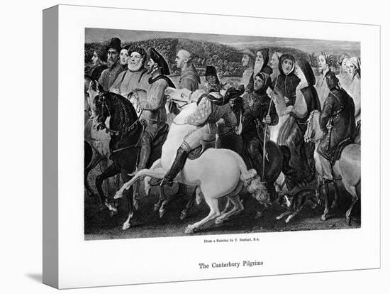 The Canterbury Pilgrims, 19th Century-Thomas Stothard-Premier Image Canvas