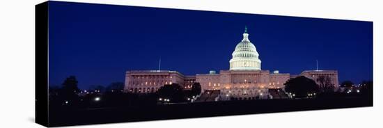 The Capitol at Nighttime-null-Stretched Canvas