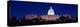 The Capitol at Nighttime-null-Stretched Canvas