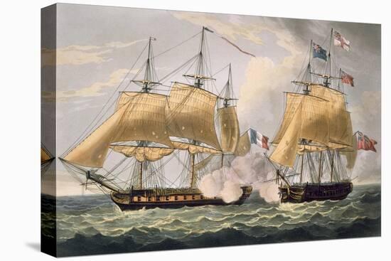 The Capture of La Clorinde, February 26th 1814, Engraved by Thomas Sutherland-Thomas Whitcombe-Premier Image Canvas