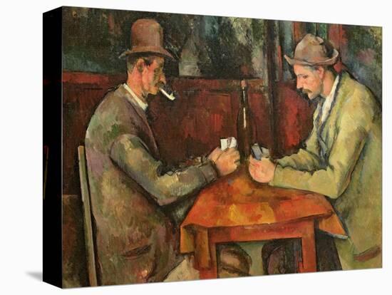 The Card Players, 1893-96-Paul Cézanne-Stretched Canvas