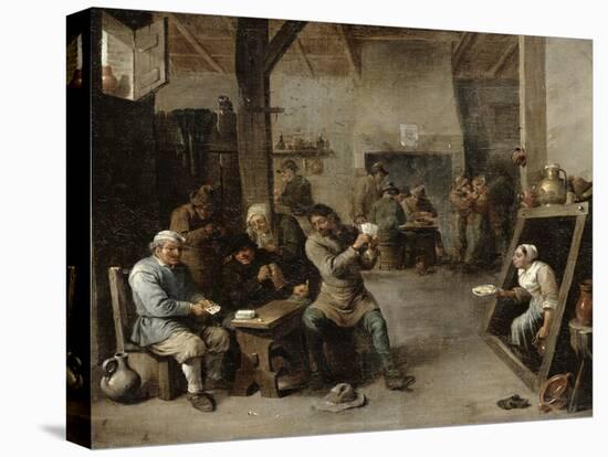 The Card Players-David Teniers the Younger-Premier Image Canvas