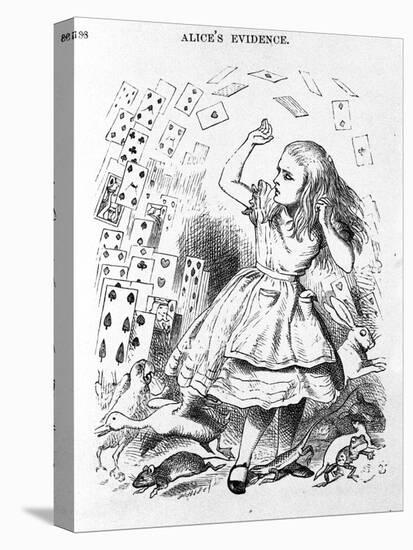The Cards to Play - in “The Nursery” “Alice's Adventures in Wonderland” by Lewis Carroll, Illustrat-John Tenniel-Premier Image Canvas