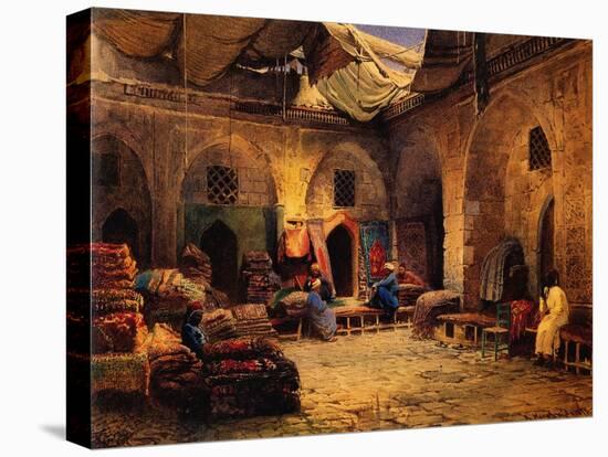 The Carpet Shop in Cairo, 1875-Konstantin Yegorovich Makovsky-Premier Image Canvas