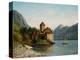 The Castle of Chillon, Evening, C.1872-Gustave Courbet-Premier Image Canvas