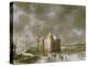 The Castle of Muiden in Winter-Jan Brueghel the Elder-Premier Image Canvas