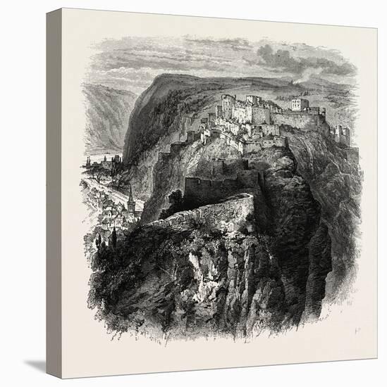 The Castle of Rheinfels, the Rhine, Germany, 19th Century-null-Premier Image Canvas