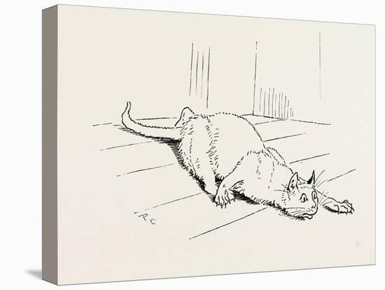 The Cat That Ate the Rat, 19th Century-null-Premier Image Canvas