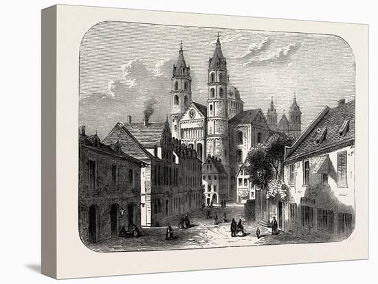 The Cathedral at Worms Germany, 1882-null-Premier Image Canvas