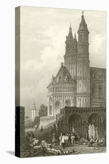 The Cathedral at Worms-Samuel Prout-Premier Image Canvas
