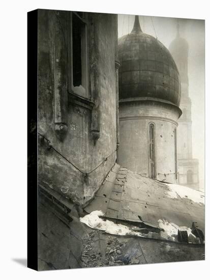 The Cathedral of the Dormition in the Moscow Kremlin after Shelling in November 1917-Pyotr Petrovich Pavlov-Premier Image Canvas