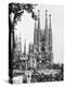 The Cathedral of the Sagrada Familia in Barcelona, 1939-null-Premier Image Canvas