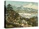 The Catskill Mountains from the Eastern Shore of the Hudson-Currier & Ives-Premier Image Canvas