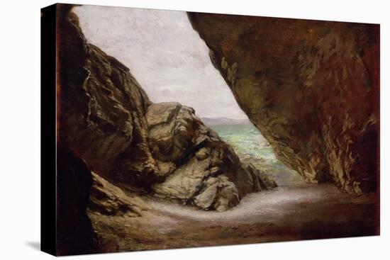 The Cave at Tintagel, 1903 (Oil on Board)-Edward John Poynter-Premier Image Canvas
