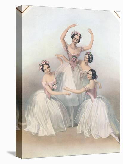 The Celebrated Pas De Quatre: Composed by Jules Perrot, C1850-TH Maguire-Premier Image Canvas