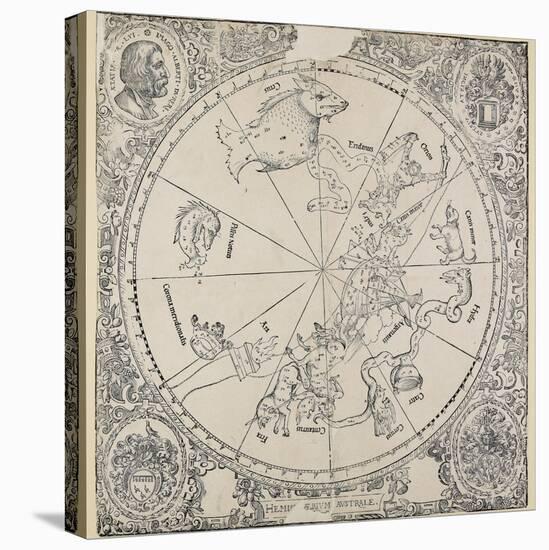 The Celestial Chart of the Southern Hemisphere-Albrecht Dürer-Premier Image Canvas