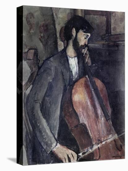 The Cellist-Amedeo Modigliani-Premier Image Canvas