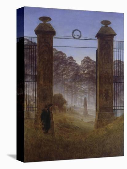 The Cemetery, 1825-Caspar David Friedrich-Premier Image Canvas