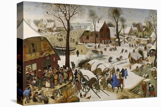 The Census at Bethlehem (The Numbering at Bethlehe), First Third of 17th C-Pieter Brueghel the Younger-Premier Image Canvas