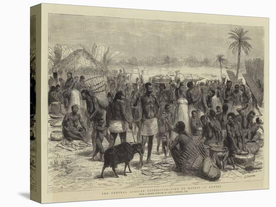 The Central African Expedition, Soko or Market at Kawele-Godefroy Durand-Premier Image Canvas