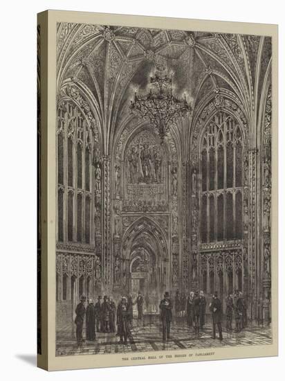 The Central Hall of the Houses of Parliament-Henry William Brewer-Premier Image Canvas