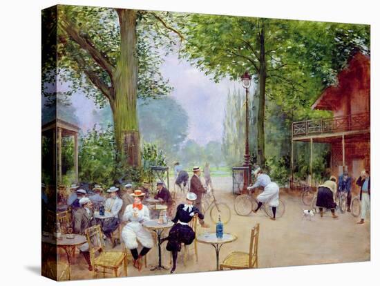 The Chalet du Cycle in the Bois de Boulogne, c.1900-Jean Béraud-Premier Image Canvas