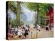 The Chalet du Cycle in the Bois de Boulogne, c.1900-Jean Béraud-Premier Image Canvas