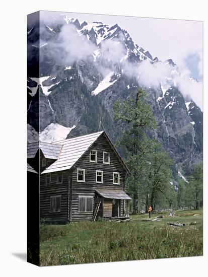 The Chalet in the Enchanted Valley, Olympic National Park, Washington, USA-Charles Sleicher-Premier Image Canvas