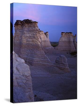 The Chalk Pyramids Monument Rocks National Natural Area Kansas Usa Photographic Print Charles Gurche Art Com