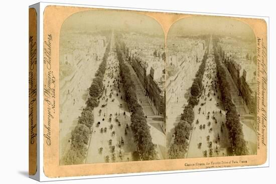 The Champs Elysees, Paris, France, 1894-Underwood & Underwood-Premier Image Canvas