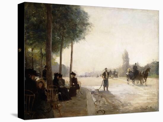 The Champs Elysees, Paris-Victor Gabriel Gilbert-Premier Image Canvas