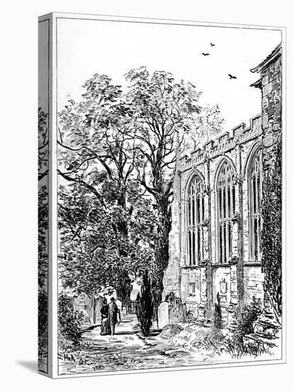 The Chancel of Stratford Church, Stratford-Upon-Avon, Warwickshire, 1885-Edward Hull-Premier Image Canvas