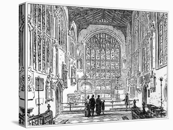 The Chancel of Stratford Church, Stratford-Upon-Avon, Warwickshire, 1885-Edward Hull-Premier Image Canvas