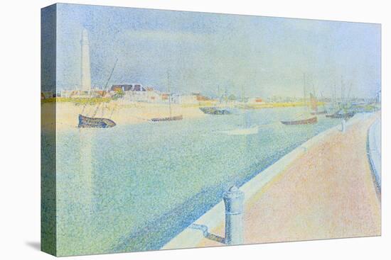 The Channel at Gravelines, Petit Fort Philippe-Georges Seurat-Stretched Canvas