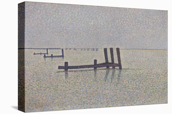 The Channel at Nieuwpoort, C. 1889-Alfred William Finch-Premier Image Canvas