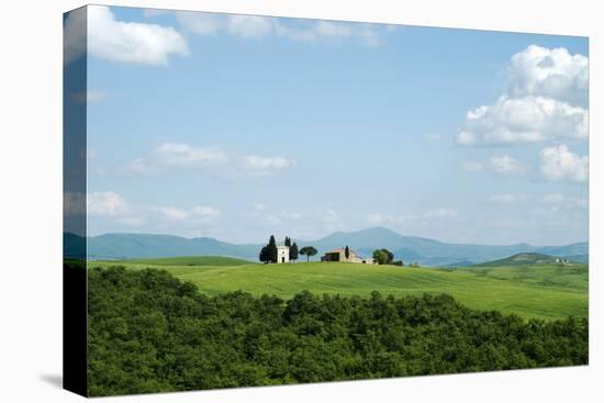 The Chapel of Our Lady of Vitaleta, Val D'Orcia, UNESCO World Heritage Site, Tuscany, Italy, Europe-Oliviero Olivieri-Premier Image Canvas