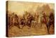The Charge of the Bengal Lancers at Neuve Chapelle-George Derville Rowlandson-Premier Image Canvas