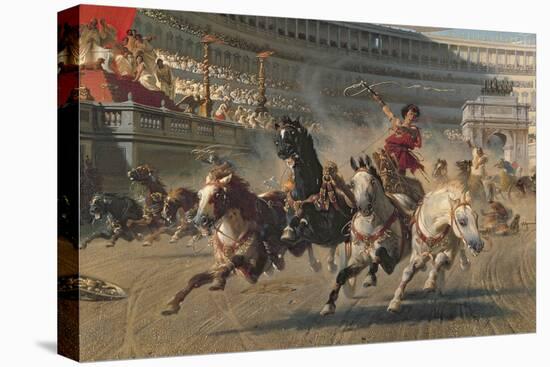 The Chariot Race, C.1882-Alexander Von Wagner-Premier Image Canvas