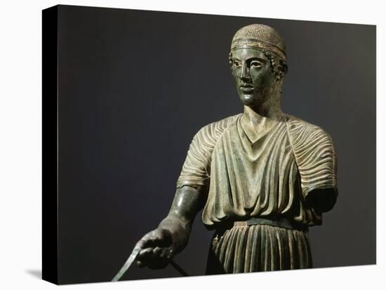 The Charioteer of Delphi, Bronze, c. 478 BC Archaic Greek-null-Premier Image Canvas