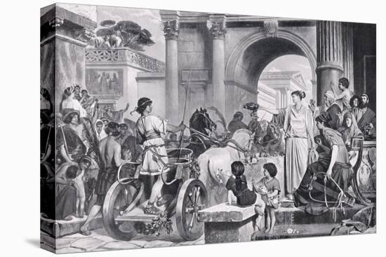 The Charioteer-English School-Premier Image Canvas